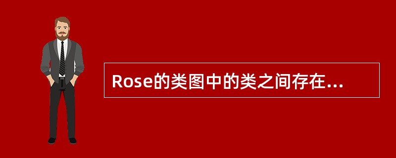 Rose的类图中的类之间存在4种关系：关联、聚集、泛化、依赖，请简述它们的不同之