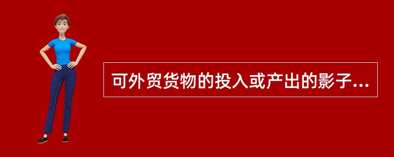 可外贸货物的投入或产出的影子价格应根据口岸价格计算，下列公式正确的是：（）