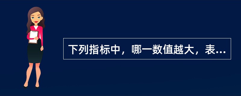 下列指标中，哪一数值越大，表明土体越松散？（）