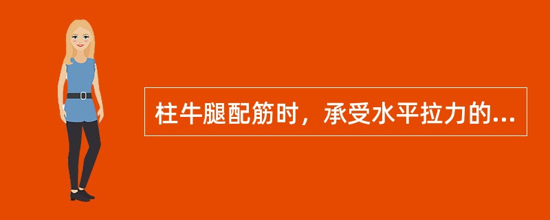 柱牛腿配筋时，承受水平拉力的水平锚筋应焊在预埋件上，且不应少于（）根。