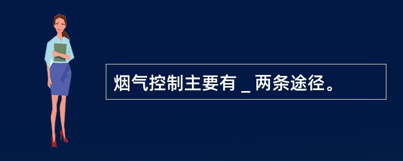 烟气控制主要有＿两条途径。