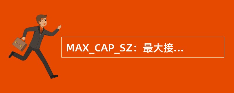 MAX_CAP_SZ：最大接入信道消息容量。与PAM_SZ、PWR_STEP共同