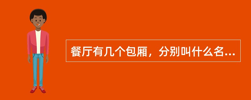 餐厅有几个包厢，分别叫什么名字？