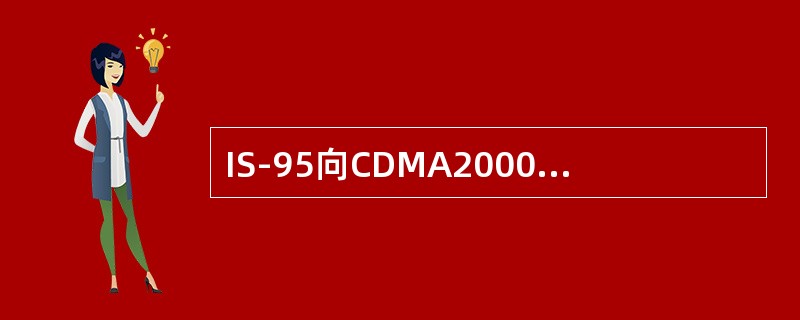 IS-95向CDMA2000的技术演进路线，其中空中接口系列标准不包括（）
