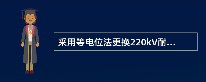 采用等电位法更换220kV耐张串单片绝缘子时应注意哪些事项？