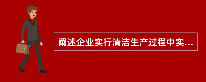 阐述企业实行清洁生产过程中实施审计步骤的内容？