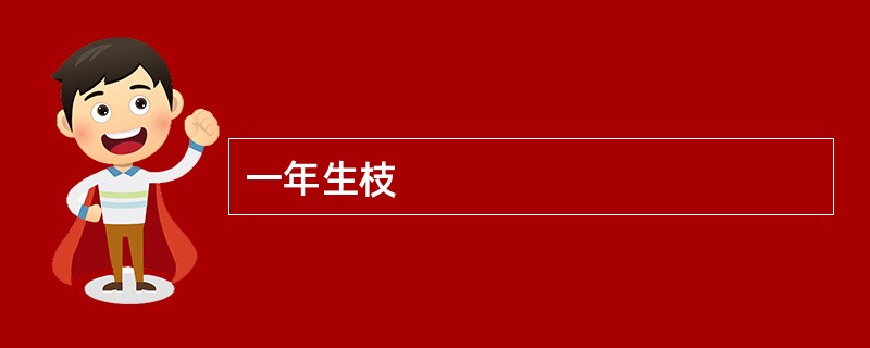 一年生枝