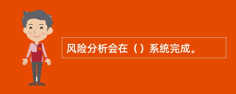 风险分析会在（）系统完成。