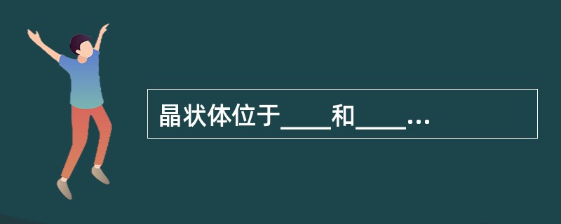 晶状体位于____和____之间，其变厚时折光能力____，其变薄时折光能力__