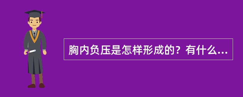 胸内负压是怎样形成的？有什么生理学意义？