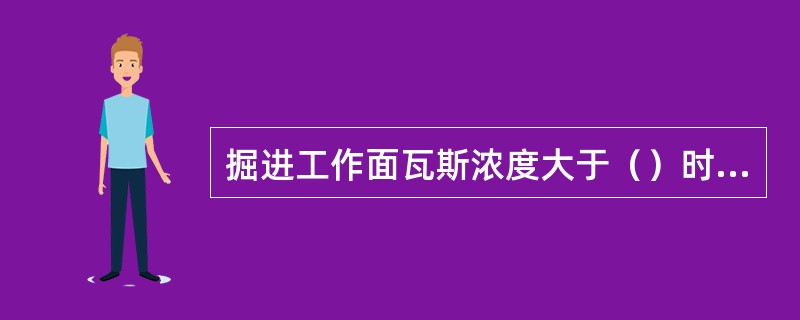 掘进工作面瓦斯浓度大于（）时，甲烷传感器将发出声光报警。