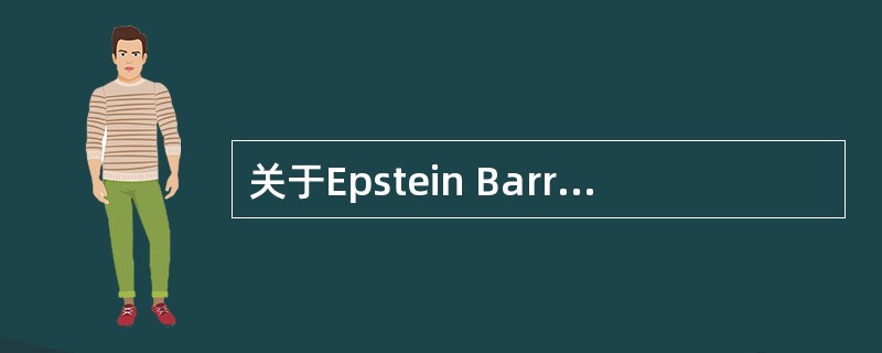 关于Epstein Barr病毒（EB病毒）正确的是（）