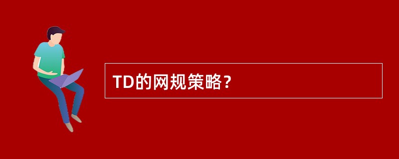 TD的网规策略？