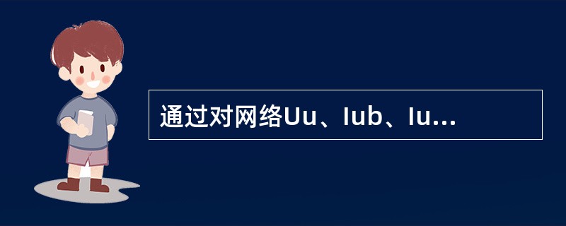 通过对网络Uu、Iub、Iu等各个接口的信令进行（）分析，可以找出各种接口的信令