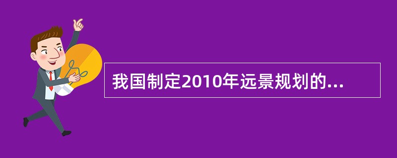 我国制定2010年远景规划的依据是：（）