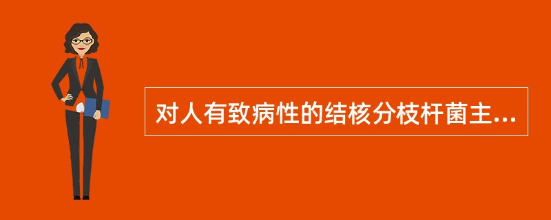 对人有致病性的结核分枝杆菌主要有（）和（）.
