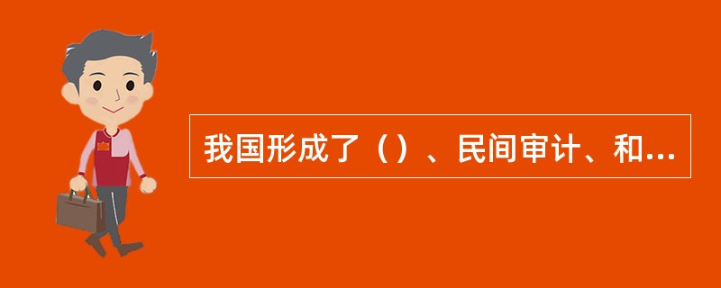 我国形成了（）、民间审计、和内部审计三位一体的审计监督体系。