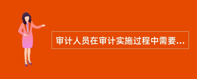 审计人员在审计实施过程中需要持续关注标准的（）。