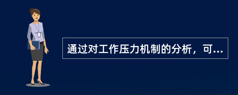 通过对工作压力机制的分析，可以发现压力对工作绩效和组织效能的影响既有消极作用，也