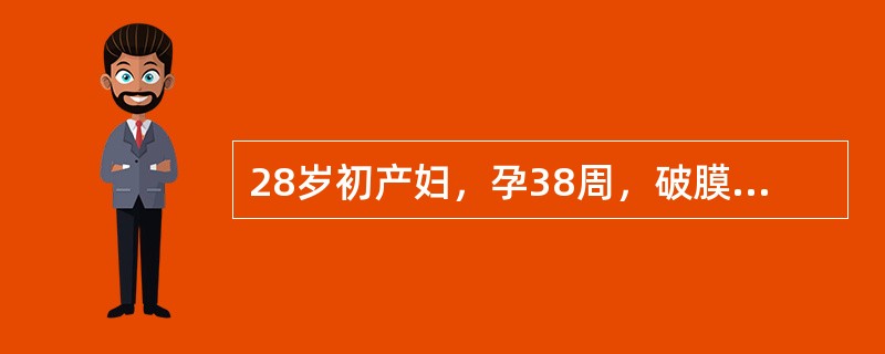 28岁初产妇，孕38周，破膜3日，自然分娩，产后第3日会阴后-斜切开伤口红、肿、