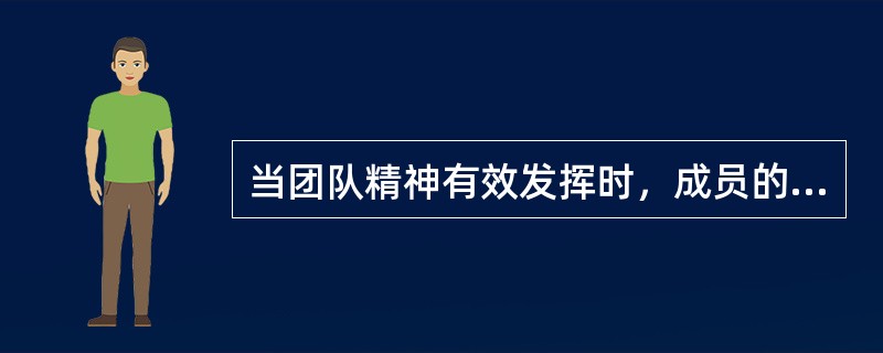 当团队精神有效发挥时，成员的缺席率和（）会下降，工作士气和（）则可以提升。