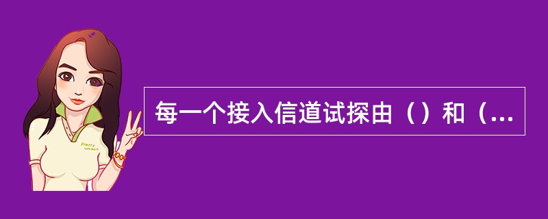 每一个接入信道试探由（）和（）组成。