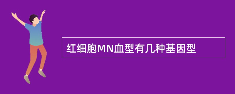 红细胞MN血型有几种基因型