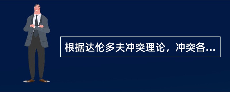 根据达伦多夫冲突理论，冲突各方的力量消耗及其卷入冲突的程度，称为（）