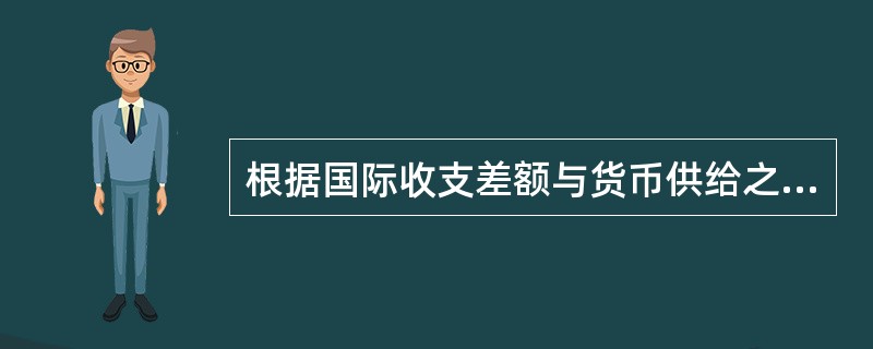 根据国际收支差额与货币供给之间的关系可以判断货币供应量的变化不是由下面哪个因素引