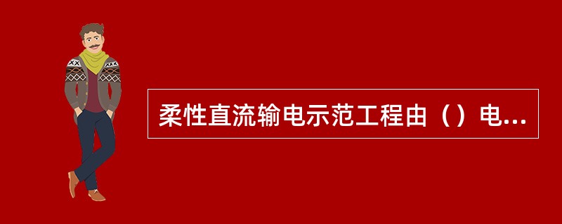 柔性直流输电示范工程由（）电力公司承担。