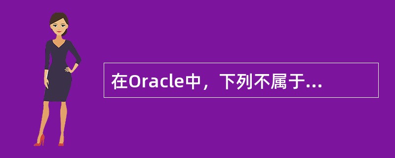 在Oracle中，下列不属于字符数据类型的是（）。