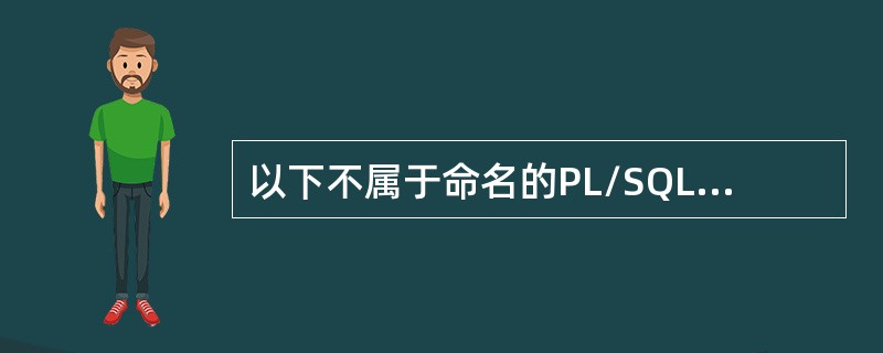 以下不属于命名的PL/SQL块的是（）。