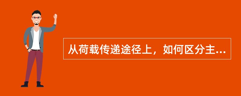 从荷载传递途径上，如何区分主梁和次梁？