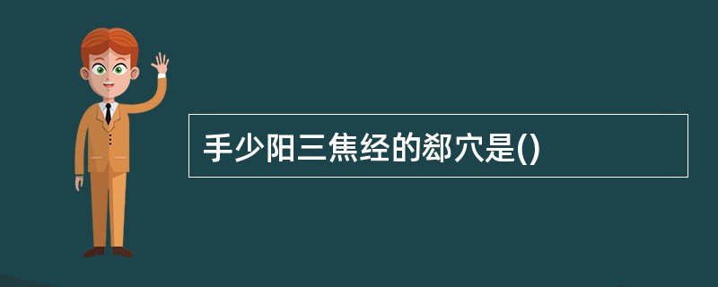 手少阳三焦经的郄穴是()