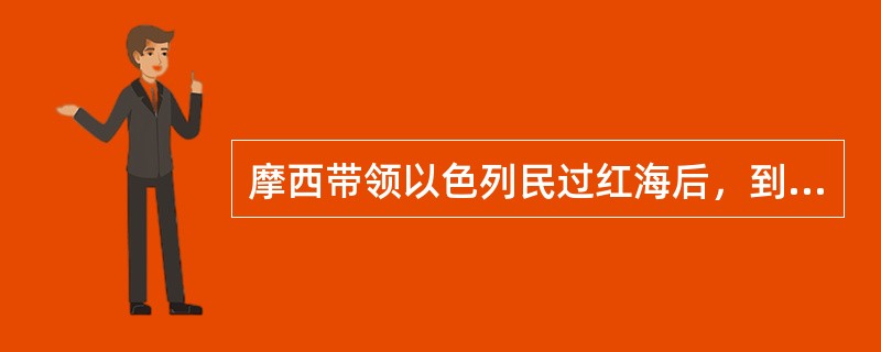 摩西带领以色列民过红海后，到了（），这个地方有十二股水泉，七十棵棕树。