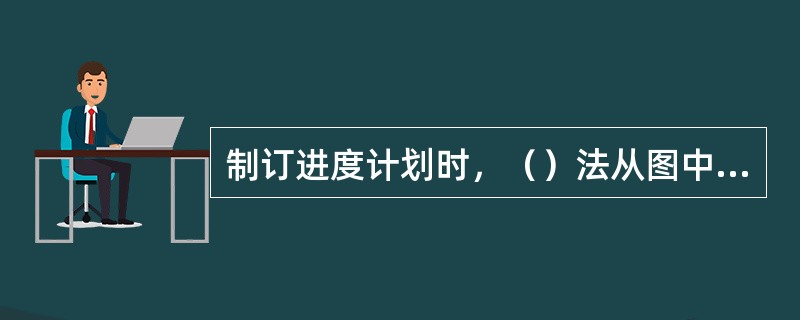 制订进度计划时，（）法从图中看不出各项工作之间的相互依赖和相互制约的关系，看不出