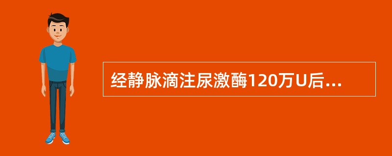 经静脉滴注尿激酶120万U后，出现频发室性早搏及阵发室性心动过速。此时的处理要点