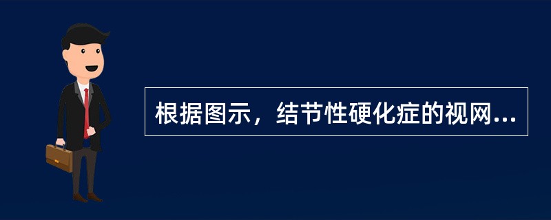 根据图示，结节性硬化症的视网膜改变为()