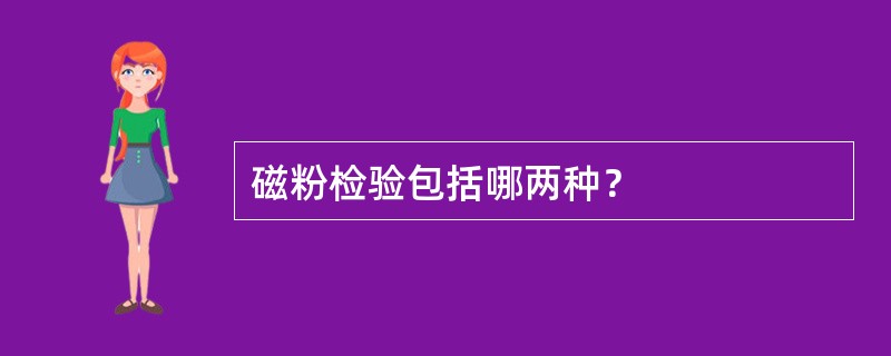 磁粉检验包括哪两种？