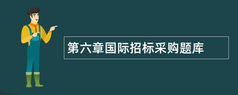 第六章国际招标采购题库