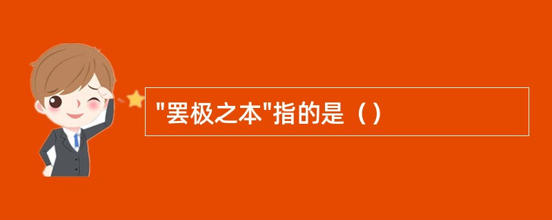 "罢极之本"指的是（）