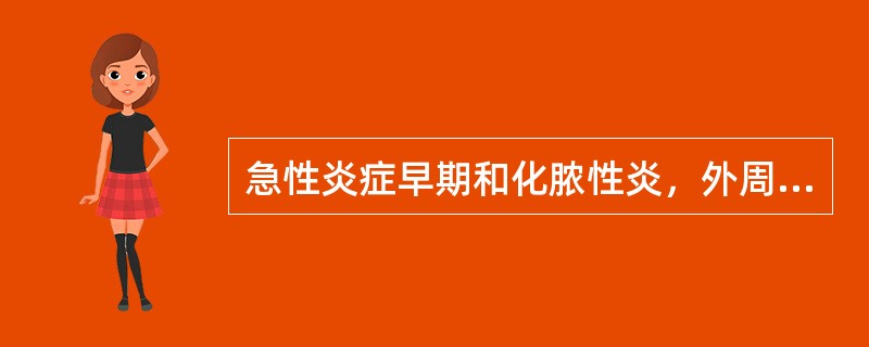 急性炎症早期和化脓性炎，外周血增多的白细胞主要是（）。