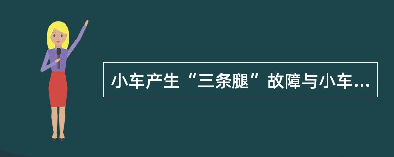 小车产生“三条腿”故障与小车轨道变形无关。（）