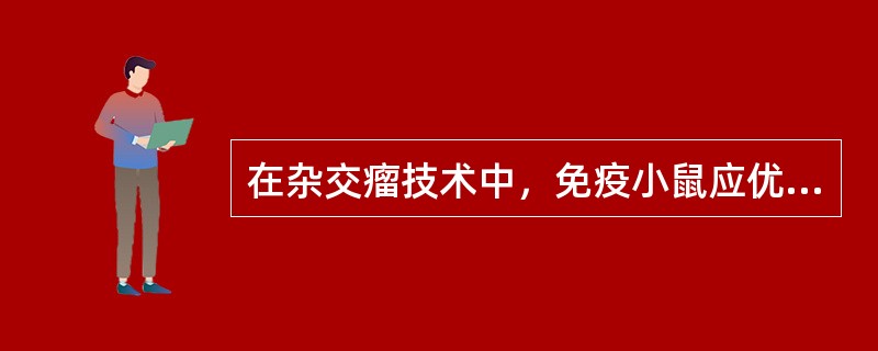 在杂交瘤技术中，免疫小鼠应优先选用何种品系的小鼠（）