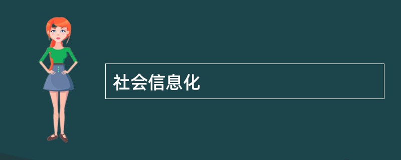 社会信息化