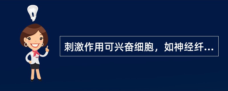 刺激作用可兴奋细胞，如神经纤维，使之细胞膜去极化达（）水平，继而出现细胞膜上（）