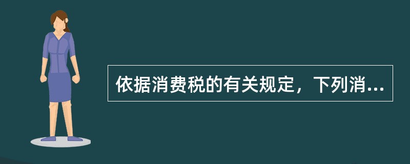 依据消费税的有关规定，下列消费品中，准予扣除已纳消费税的是（）。