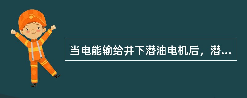 当电能输给井下潜油电机后，潜油电机将带动潜油泵与（）一起运动。