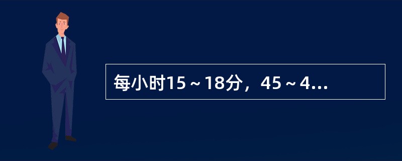 每小时15～18分，45～48分时间内，在哪一频率上守听遇难求救信号（）。