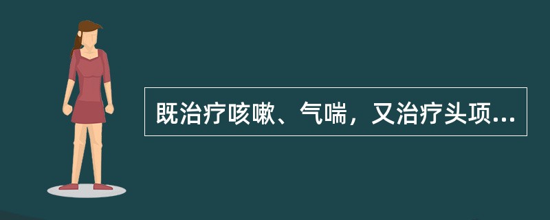 既治疗咳嗽、气喘，又治疗头项疾患的是（）。